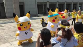 ハプニングそして見事な対応！！ピカチュウ大量発生チュウで　pokemon pikachu