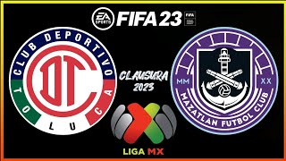 TOLUCA vs MAZATLÁN (Liga BBVA) Fifa 22/23 Gameplay Highlights (No Commentary)