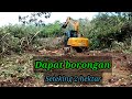 Sany sy75c dapat borongan seteking 2 hektar‼️🌳sampai suhu ikut turun ke lapangan