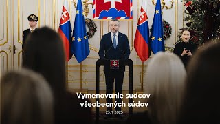 Vymenovanie sudcov všeobecných súdov