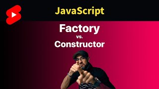 JavaScript Factory vs. Constructor in 1 Minute #shorts