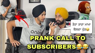 PRANK CALL TO SUBSCRIBES😂 ~ prank and fun😂 ​⁠