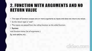 Programming in C - Functions3 - Function prototypes