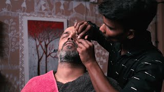 Master Cracker Apothecary Style Face Massage with Blackhead Removal | Indian Massage