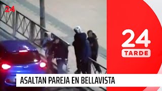 Cinco detenidos: delincuentes asaltaron pareja en Bellavista | 24 Horas TVN Chile
