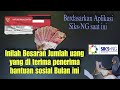 BESARAN UANG BANTUAN SOSIAL YANG DI TERIMA PENERIMA BANSOS BULAN INI