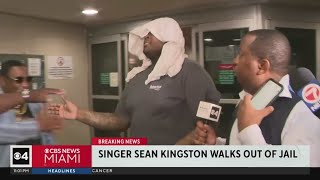 Singer Sean Kingston walks out of Broward jail