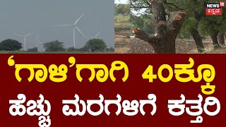 Gadag Wind Fan | Tree Cutting | ವಿಂಡ್ ಫ್ಯಾನ್ ವಾಹನಗಳ ಓಡಾಟಕ್ಕೆ ಲಾಬಿ?