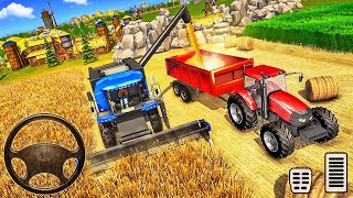 Real Tractor Farming Simulator 2018 - Harvester Tractor Driving #3 - Android Gameplay