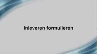 inleveren formulier