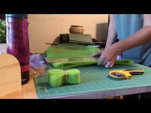 How do you cut Netbies for Scrubbies?