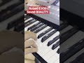 ROLAND KEYBOARD E X50 SOUND QUALITY CHECK