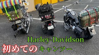 初めてキャンツー行ってみた　前編【Harley-Davidson】【キャンプツーリング】