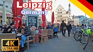 Leipzig, Germany - Walking Tour 4K - Leipzig Summer 2022