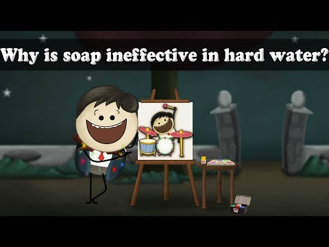 How does hard water affect detergent?