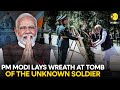 PM Modi lays wreath at Tomb of the Unknown Soldier on Kremlin wall in Moscow | WION Originals