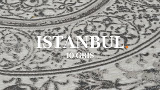 Tapis lavable oriental gris ISTANBUL 10 | Toutapis