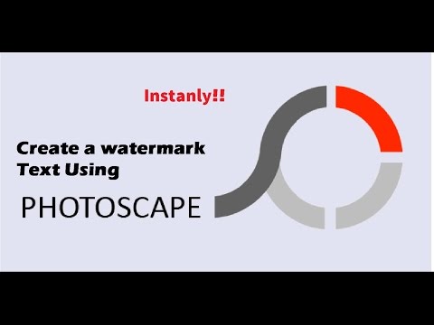 How to make a watermark text in photoscape windows 8 1 How to make a watermark text in photoscape windows 8 1