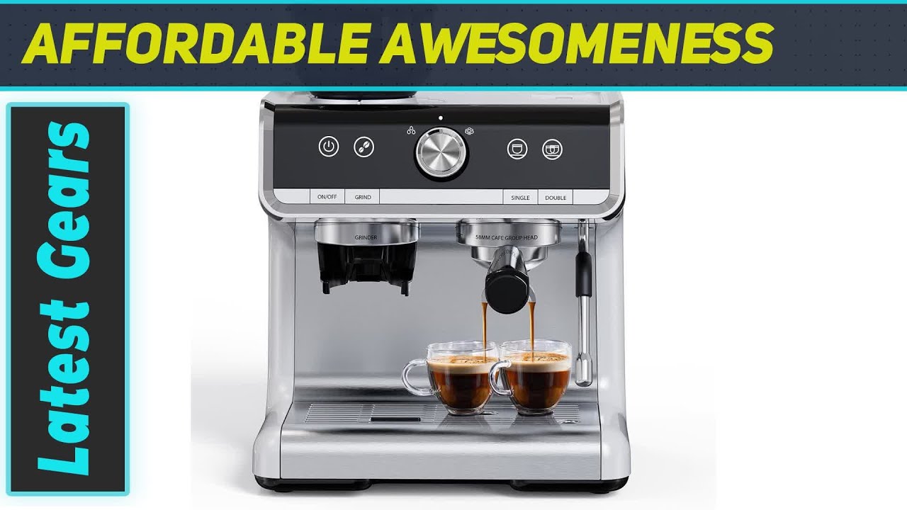 Garvee 20-Bar Espresso Machine With Grinder And Milk Frother: Your ...