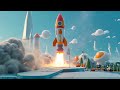 Awesome 15 Second Timer - Space Rocket Countdown