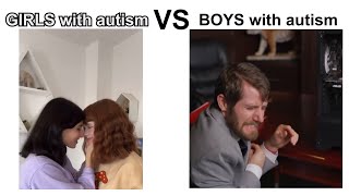 girls with autism vs boys with autism