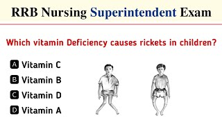 RRB Nursing superintendent exam | Nursing superintendent Mcq questions answers