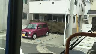 路線バス 前面展望 車窓 久能山下→静岡駅南口/ 石田街道線(しずてつジャストライン) 久能山下1234発