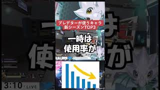 【APEX】プレデターが使うレジェンドTOP３、シーズン17【ランキング】 #apexlegends #apex　#shorts