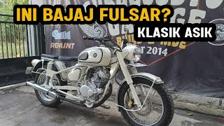 BAJAJ FULSAR JADI KLASIK DAN ANTIK GUBUG CUSTOM GARAGE