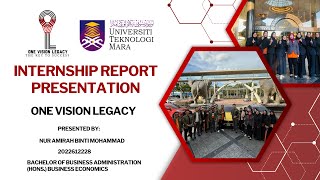 PRESENTATION MGT666 INTERNSHIP NUR AMIRAH BINTI MOHAMMAD (2022612228)