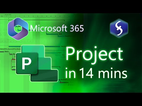 Microsoft Project – 14 MINUTES beginner tutorial! [FULL COURSE]