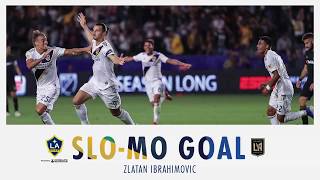 SLO-MO GOAL: Zlatan Ibrahimovic completes his hat trick to seal LA Galaxy win over LAFC