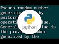 random.seed(): What does it do?