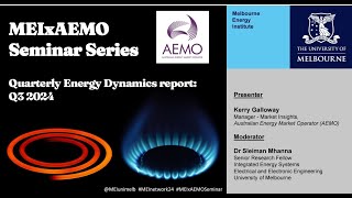 AEMO QED Seminar Q3 2024