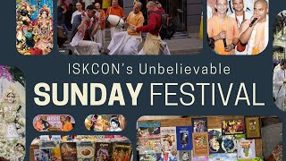 Experience ISKCON’s Sunday Festival: Feast, Wisdom \u0026 Kirtan 🎉