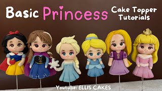 Basic Princess Cake Toppers Tutorials