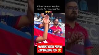 Emotional moment for nepali cricket fan |Nepal vs india | Nepal vs Pakistan | Rohit poudel|#ytshorts