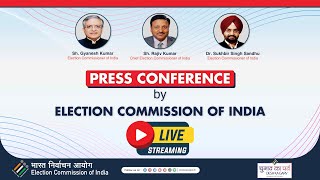 Press Conference by Election Commission of India