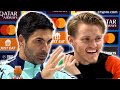 🔴 LIVE | Mikel Arteta and Martin Odegaard pre-match press conference | Arsenal v Monaco