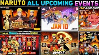 Naruto Event 🔥 All Upcoming 🥳 | New Events in Free Fire l Ff max New Naruto Event Update Today