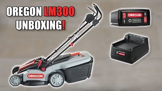 Oregon LM300 40v Cordless Lawnmower Unboxing