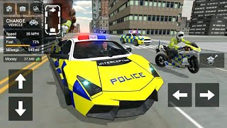 Crazy Police Chases  - BeamNG Drive Crashes - police chase game -  adam ji games