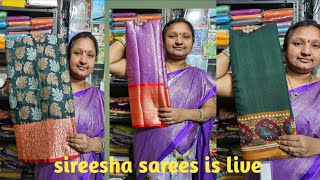 SIREESHA SAREESS  is live  # Festival collection  offers rate. # order WhatsUp number 9291371366