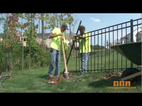 Aluminum Fence - How to install it! Aluminum Fence - How to install it!