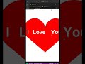 Draw Red Heart Logo In Python Turtle | Python Programming Project | Python Tutorial #shorts #python