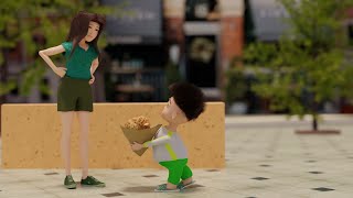 Fight for food by 4M Animation | Funny animation videos | Comedy animation | Animated Short Film