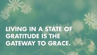 Use GRATITUDE as a bridge to reach your desired life.