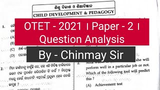 OTET - 2021 | Answer Key | Paper - 2