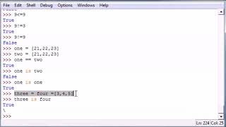 Python Programming Tutorial 23 Comparison Operators