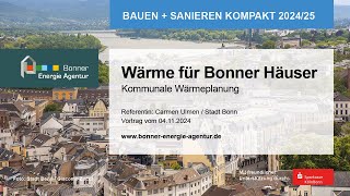 Wärme für Bonner Häuser - Kommunale Wärmeplanung